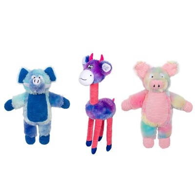 Wholesale Custom New Design Colorful Interactive Durable PV Plush Dog Toy