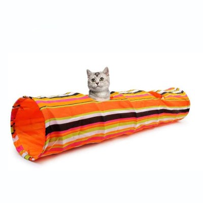 Wholesale Custom Cat Tunnel Flower Durable High Quality Interactive Cat Toys Folding Indoor Colorful Cat Tunnel