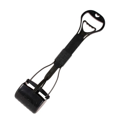 BSCI Black Long Handle Doggy Poo Dog Pick Up Toilet